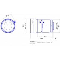 Goyo 12 MP 2/3" Fixed-Focal